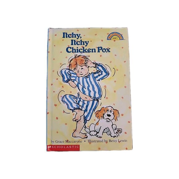 VINTAGE 1992 Itchy, Itchy Chicken Pox Scholastic Book Children Reading Education - Picture 1 of 10